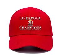 Liverpool Champions 2025 Cap, Liverpool Champions 2025 Hat-Adult Size -One Size for Liverpool's 20th Championship Celebration Parade Red