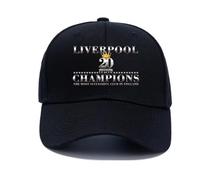 Liverpool Champions 2025 Hat, Liverpool Champions 2025 Cap -Black -Adult Size -One Size for Liverpool's 20th Championship Celebration Parade