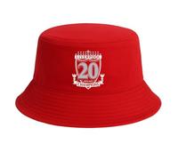 Liverpool Champions Bucket Hat 20 Times 2024-2025 Red Adult Size