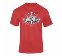 Liverpool Champions T shirt 4 Gifts Men Women Kids Football Scousers Shirt 2025, Liverpool Top, Champions Tee Celebration Winners Gift For Him Her boys - Red 7-8 Years