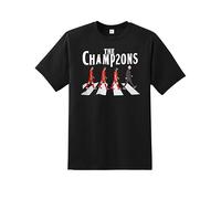 Liverpool Champions T-Shirt - Premier League Winners Celebration Tee for Scousers |Champions Trophy T-Shirt Unisex Fan Top |League Title Winner Football Shirt Match Day Supporters Black
