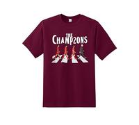 Liverpool Champions T-Shirt - Premier League Winners Celebration Tee for Scousers |Champions Trophy T-Shirt Unisex Fan Top |League Title Winner Football Shirt Match Day Supporters Wine