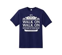 Liverpool Champions T-Shirt Walk On Adult - Premier League Winners Celebration Tee for Scousers | Quality Printed Unisex Fan for Him | Football Shirt Match Day Supporters Apparel Navy