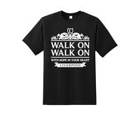 Liverpool Champions T-Shirt Walk On Adult - Premier League Winners Celebration Tee for Scousers | Quality Printed Unisex Fan for Him | Football Shirt Match Day Supporters Apparel Black