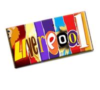 Liverpool Chocolate Bar Wrapper Gift Present for Football Club Sports Birthday CH-850 [Without Chocolate bar]