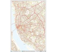 Liverpool City Centre Postcode Sectors Wall Map (C2) - Paper