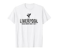 Liverpool Dead Sound Since 1207 Liver Bird Black Aged Print Value Graphic T-Shirt