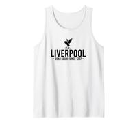 Liverpool Dead Sound Since 1207 Liver Bird Black Print Tank Top