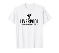 Liverpool Dead Sound Since 1207 Liver Bird Black Print Value Graphic T-Shirt