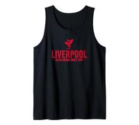 Liverpool Dead Sound Since 1207 Liver Bird Red Print Tank Top