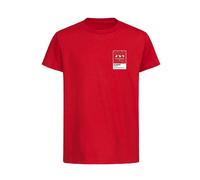 Liverpool Don't Worry Football Frame Kids T-Shirt - Red / 7-8 years