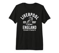 Liverpool England 1207 White Coordinates Premium T-Shirt