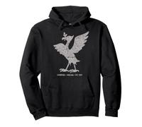 Liverpool England Est. 1207 Colossal Liver Bird Aged Grey Pullover Hoodie