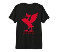 Liverpool England Est. 1207 Colossal Liver Bird Red Print Premium T-Shirt
