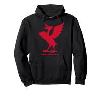 Liverpool England Est. 1207 Colossal Liver Bird Red Print Pullover Hoodie