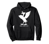 Liverpool England Est. 1207 Colossal Liver Bird White Print Pullover Hoodie