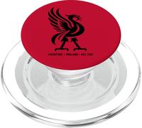 Liverpool England Est. 1207 Colossal Liverbird Black Print PopSockets PopGrip for MagSafe