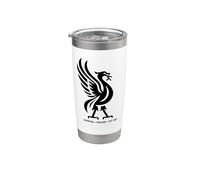 Liverpool England Est. 1207 Colossal Liverbird Black Print Stainless Steel Insulated Tumbler