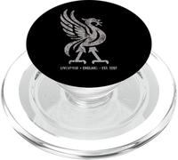 Liverpool England Est. 1207 Colossal Liverbird Grey Aged PopSockets PopGrip for MagSafe