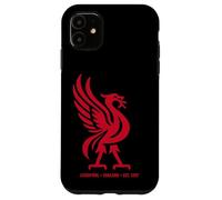 Liverpool England Est. 1207 Colossal Liverbird Red Print Case for iPhone 11
