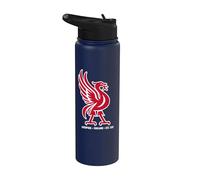 Liverpool England Est. 1207 Colossal Liverbird Red White Stainless Steel Insulated Water Bottle