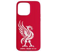 Liverpool England Est. 1207 Colossal Liverbird White Aged Case for iPhone 15 Pro Max