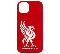Liverpool England Est. 1207 Colossal Liverbird White Print Case for iPhone 14 Plus
