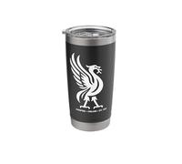 Liverpool England Est. 1207 Colossal Liverbird White Print Stainless Steel Insulated Tumbler