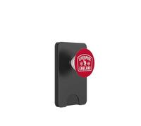 Liverpool England Est. 1207 Epaulette Liver Bird White Print PopSockets PopWallet for MagSafe