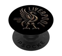 Liverpool England Est. 1207 Round Bronze Print PopSockets Adhesive PopGrip