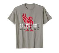 Liverpool England Est. 1207 Superimposed Gradient Lettering T-Shirt