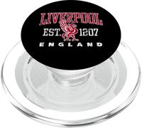 Liverpool England Est. 1207 Throwback Distressed Print PopSockets PopGrip for MagSafe