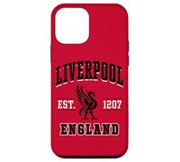 Liverpool England Established 1207 Collegiate Black Print Case for iPhone 12 mini