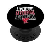 Liverpool England Liverbird Repeat PopSockets Adhesive PopGrip