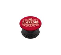 Liverpool England Ornate Aged White Print PopSockets Adhesive PopGrip