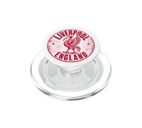 Liverpool England Photocopy Style Round Red Print PopSockets PopGrip for MagSafe