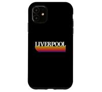 Liverpool England Retro Graphic - Liverpool UK Case for iPhone 11