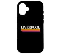 Liverpool England Retro Graphic - Liverpool UK Case for iPhone 16