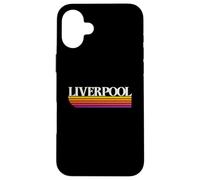 Liverpool England Retro Graphic - Liverpool UK Case for iPhone 16 Plus