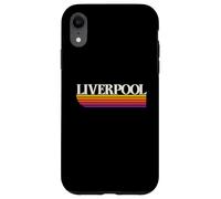 Liverpool England Retro Graphic - Liverpool UK Case for iPhone XR