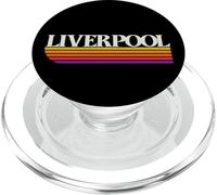 Liverpool England Retro Graphic - Liverpool UK PopSockets PopGrip for MagSafe