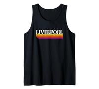 Liverpool England Retro Graphic - Liverpool UK Tank Top