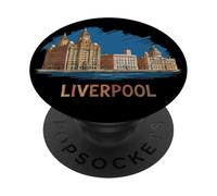 Liverpool England Travel Souvenir City Landmark Gift PopSockets Adhesive PopGrip