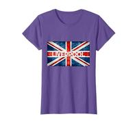 Liverpool England UK Flag,. And Souvenir T-Shirt