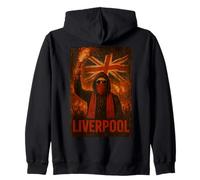 Liverpool England Ultras Bad Boys Fan Men's T-Shirt Zip Hoodie