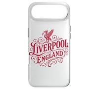 Liverpool England Vintage Liverbird Red Print Case for iPhone Air