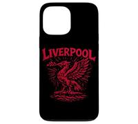 Liverpool England Zine Ink Liver Bird Red Print Case for iPhone 13 Pro Max