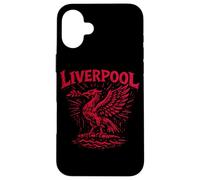 Liverpool England Zine Ink Liver Bird Red Print Case for iPhone 16 Plus