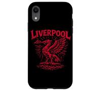 Liverpool England Zine Ink Liver Bird Red Print Case for iPhone XR