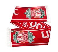Liverpool Established 1892 Jacquard Knit Scarf Red White - One Size